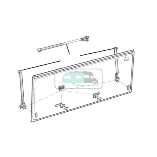 [OCS_1802630] Dometic D-Lux Raam D10 120x60