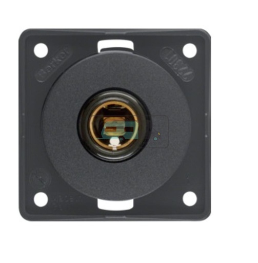 [OCS_1934021B] Berker Contactdoos 12V Klein Inbouw Antraciet Mat