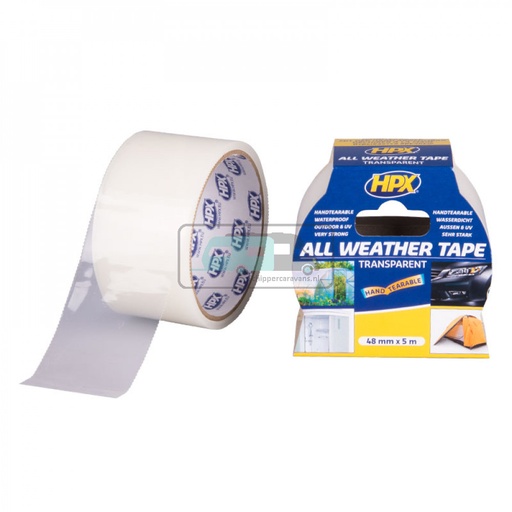 [OCS_2010062] All Weather Tape Transparant 5m