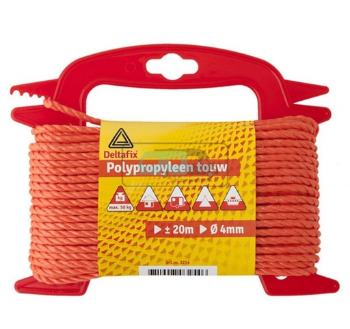[OCS_2501124] Deltafix Nylon haspel 20m oranje