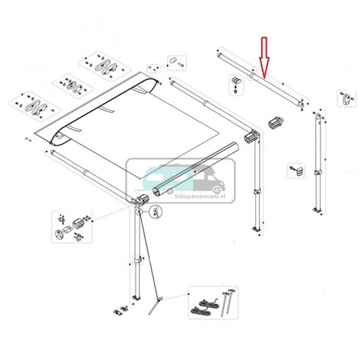 [OCS_2607255] Fiamma CaravanStore XL 360-550 spanarm