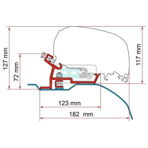 [OCS_2607767] Fiamma Ducato/Jumper/Boxer Kit H2-L2/L3 >2006 F65S/F80S