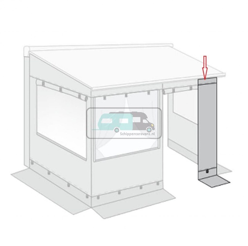 [OCS_2626602] Fiamma Voorwand Paneel 40 F80S