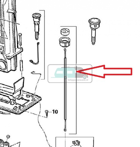 [OCS_430090-00040]     Truma S 3002 bedieningsset met drukstang