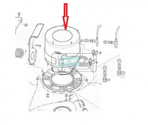 [OCS_434000-57500] (101)Verwarming manchet. 230V.