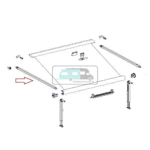 [OCS_451105500] Thule Knikarm LH Caravan Style 2.60