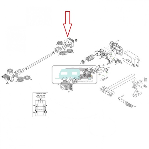 [OCS_460020-55900] Truma Motor B Mover XT/XT2/XT4