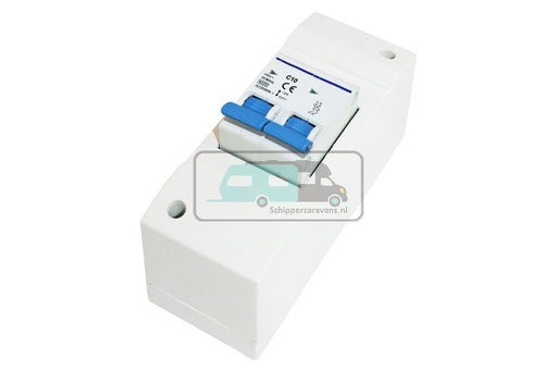 [OCS_0108011B] Dubbelpolige zekeringautomaat 10A m module