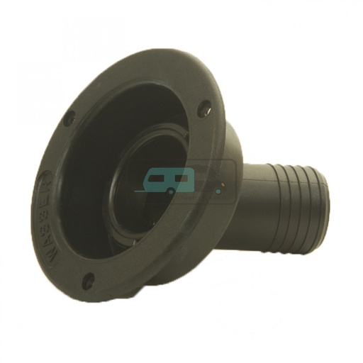 [OCS_0114104B] Watervulopening Schuine Uitloop Zwart
