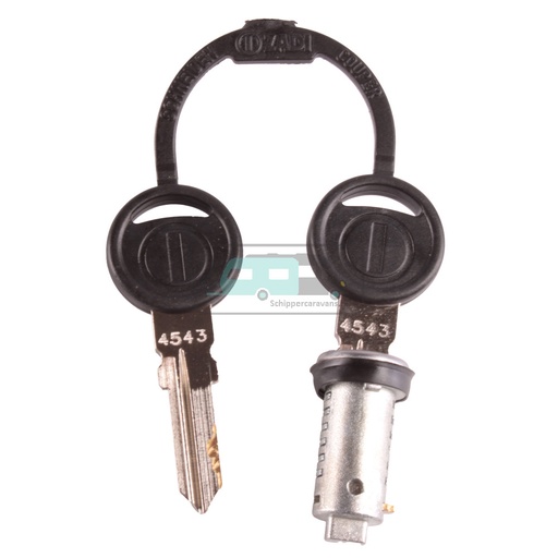 [OCS_0114125] Zadi Slot + 2 Sleutels voor Waterdop Blauw