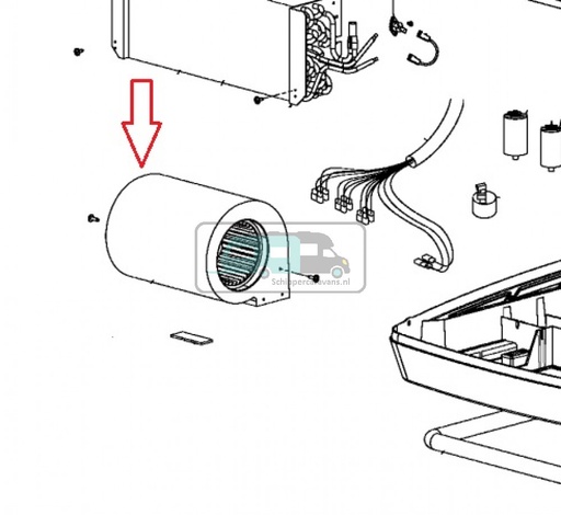 [OCS_0115142] Dometic B1900 ventilatorwiel