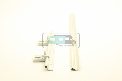 [OCS_0121014] Tafelbladrail Aluminium Compleet