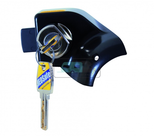 [OCS_0125206] HEOSafe Draaiknop met slot Ducato 250/290, Boxer-Jumper >2006 Zwart