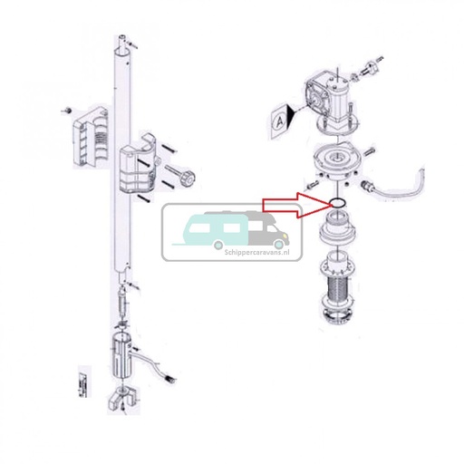 [OCS_0128002] Teleco Steun voor nr. 1458, set a 4
