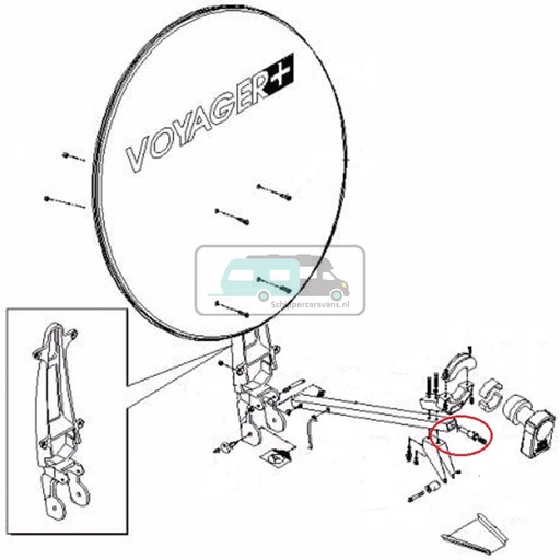 [OCS_0128015] Teleco Connector afscherming nr. 3459