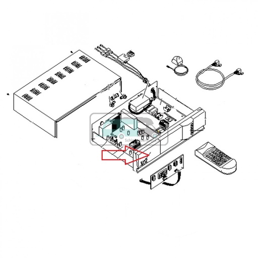 [OCS_0128029] Teleco Groot front zwart nr. 4749, set a 2