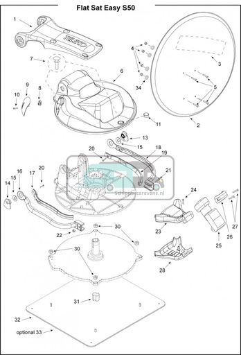 [OCS_0128232] Teleco LNB draagbuis - 85 nr. 11436