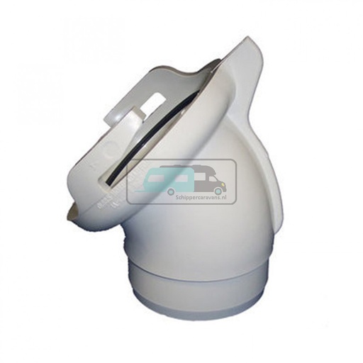 [OCS_01665] Thetford Aqua Magic Hose Adaptor Curved