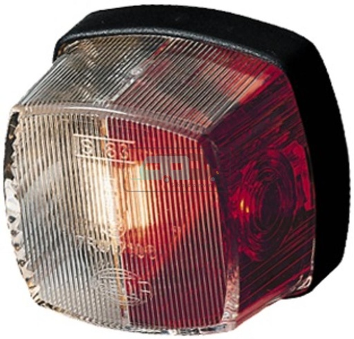 [OCS_0210021B] Hella Markering Vierkant Opbouw Rood/Wit