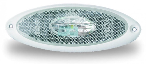[OCS_0210048] Jokon Breedtelicht LED PLR2010 met Reflector Ovaal Opbouw Wit Wit Frame