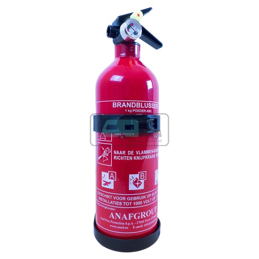 [OCS_0216006] Brandblusser 1 kg met manometer met Belgie keur