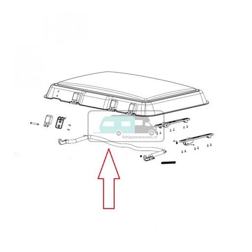 [OCS_0402042] Dometic Midi Heki Beugel met montageonderdelen