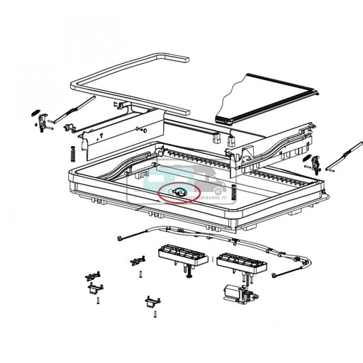 [OCS_0402466] Dometic Midi Heki drukknop BG1710