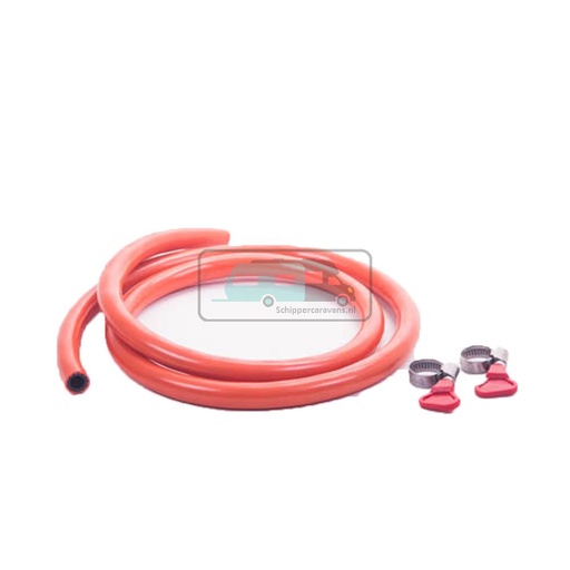 [OCS_0717001B] Gasslang 100cm + 2 Slangklemmen >2028