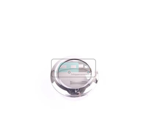 [OCS_0803020B] Knop+Ring Pushlock Nikkel Gepolijst 2st.