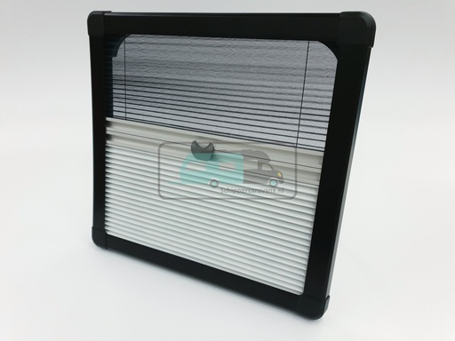 [OCS_0815563] Horrex Rechte Duo Plissé R5000 Zwart 524x534