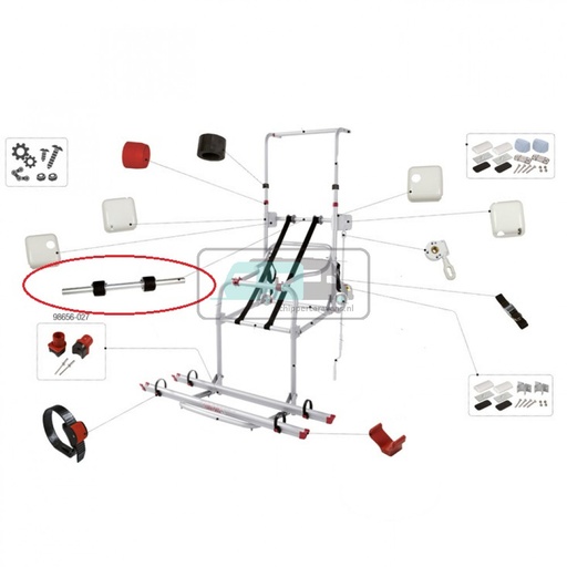 [OCS_0902140] Fiamma dwarsstang Carry bike lift 77 98656-759