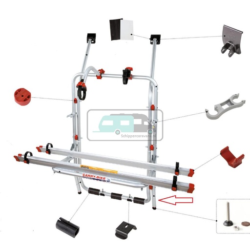 [OCS_0902168] Fiamma onderbeugel VW T4