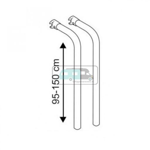 [OCS_0906168] Thule Lift V16 Optionele set hoogte 95-150cm