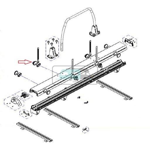 [OCS_0906276] Thule VeloSlide Wheelholder With Strap (1x)