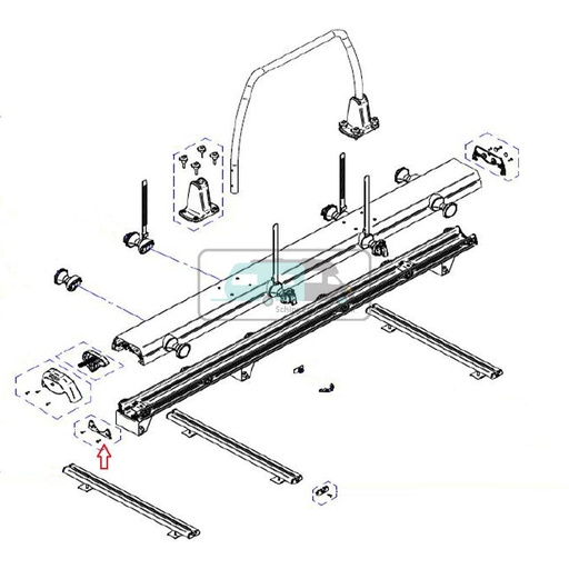 [OCS_0906279] Thule VeloSlide Cap Track (1x)