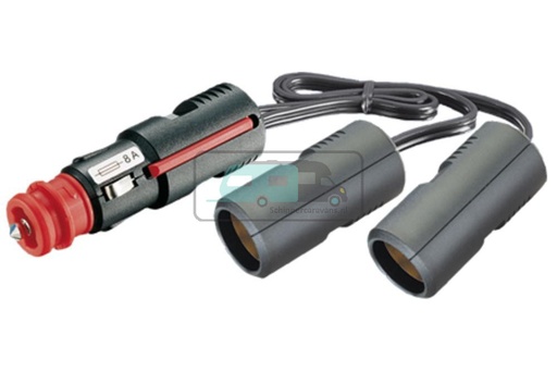 [OCS_1101025B] Verlengkabel Uni 12V> 2x Uni contra