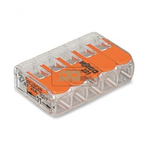 [OCS_1101097] Wago 221 Lasklem 5-Weg 25st.