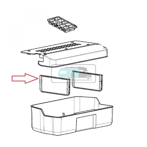 [OCS_1133160] Dometic Deler vershouder 2413377017