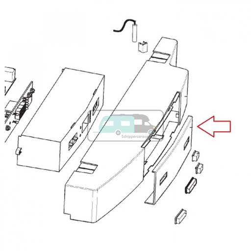 [OCS_1133293] Dometic operating panel RM8505