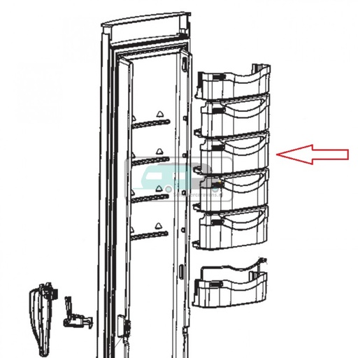 [OCS_1133449] Dometic RML8230 Deurvak Koelkast