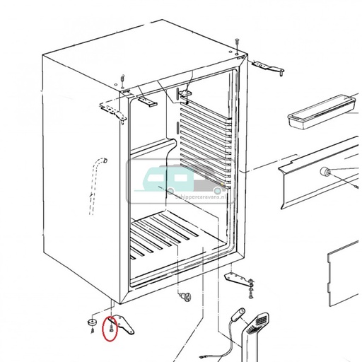 [OCS_1133474] Dometic RH860A Schroef 9x13