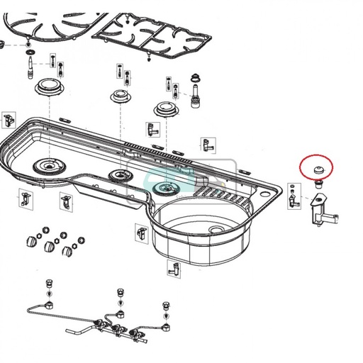 [OCS_1133489] Dometic MO9323 Montageset Deksel (8 pcs)