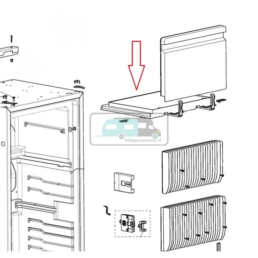 [OCS_1133495] Dometic RML8551 Bodem Invrieskompartiment