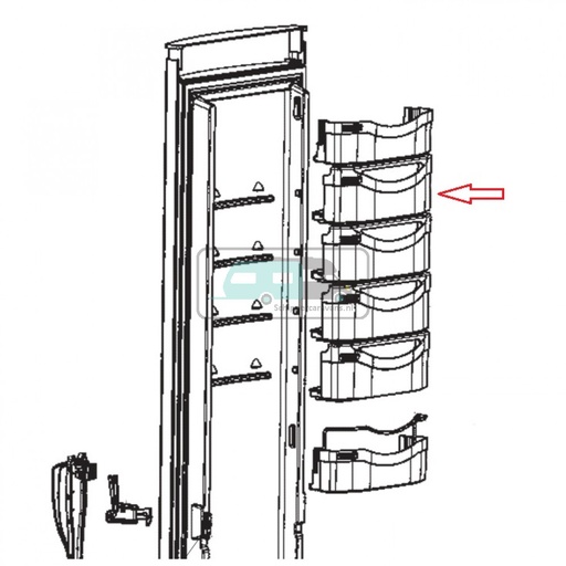 [OCS_1133516] Dometic RML8230 Deurpaneel Compartiment Fendt