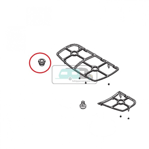 [OCS_1133522] Dometic KSK2007 Retainer Stopper 6st.