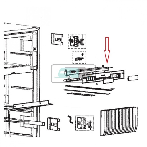 [OCS_1133564] Dometic Bedieningspaneel RMDT8505