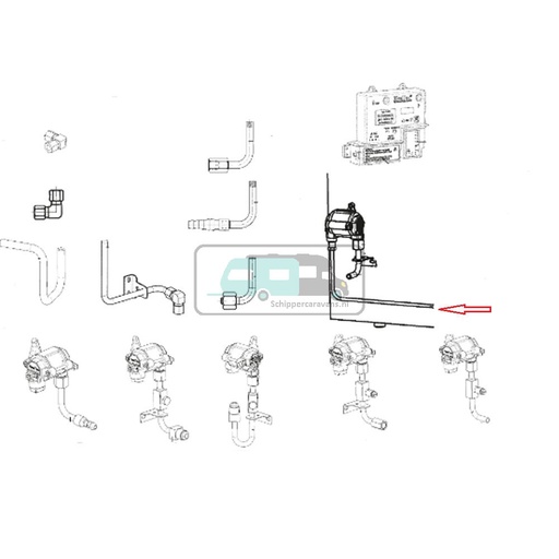 [OCS_1133619] Dometic RMS8401 Gastoevoerbuis