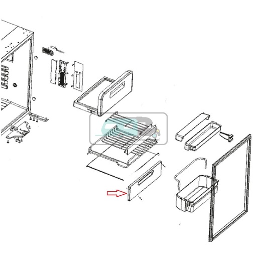 [OCS_1133650] Dometic CRX1080 Deurpaneel Onder