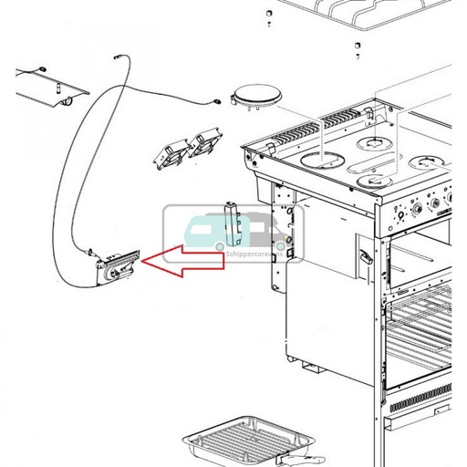 [OCS_1141007] Thetford thermokoppel en electr. tbv Grill