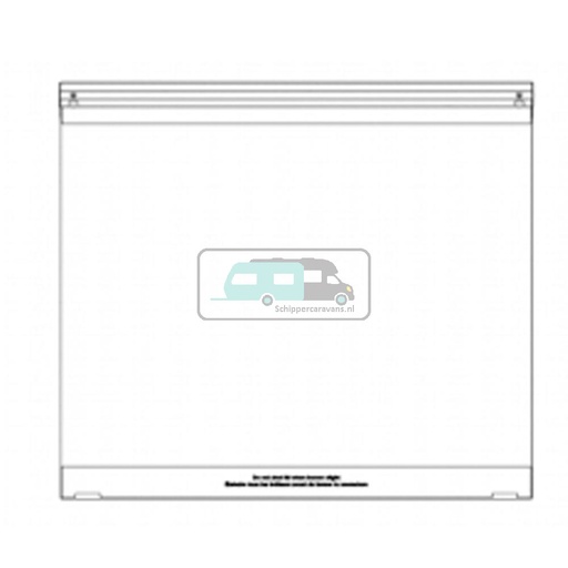[OCS_1141071] Thetford K1520 Fornuis Oven Glasplaat